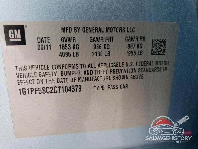 1G1PF5SC2C7104379 2012 CHEVROLET CRUZE photo no. 13