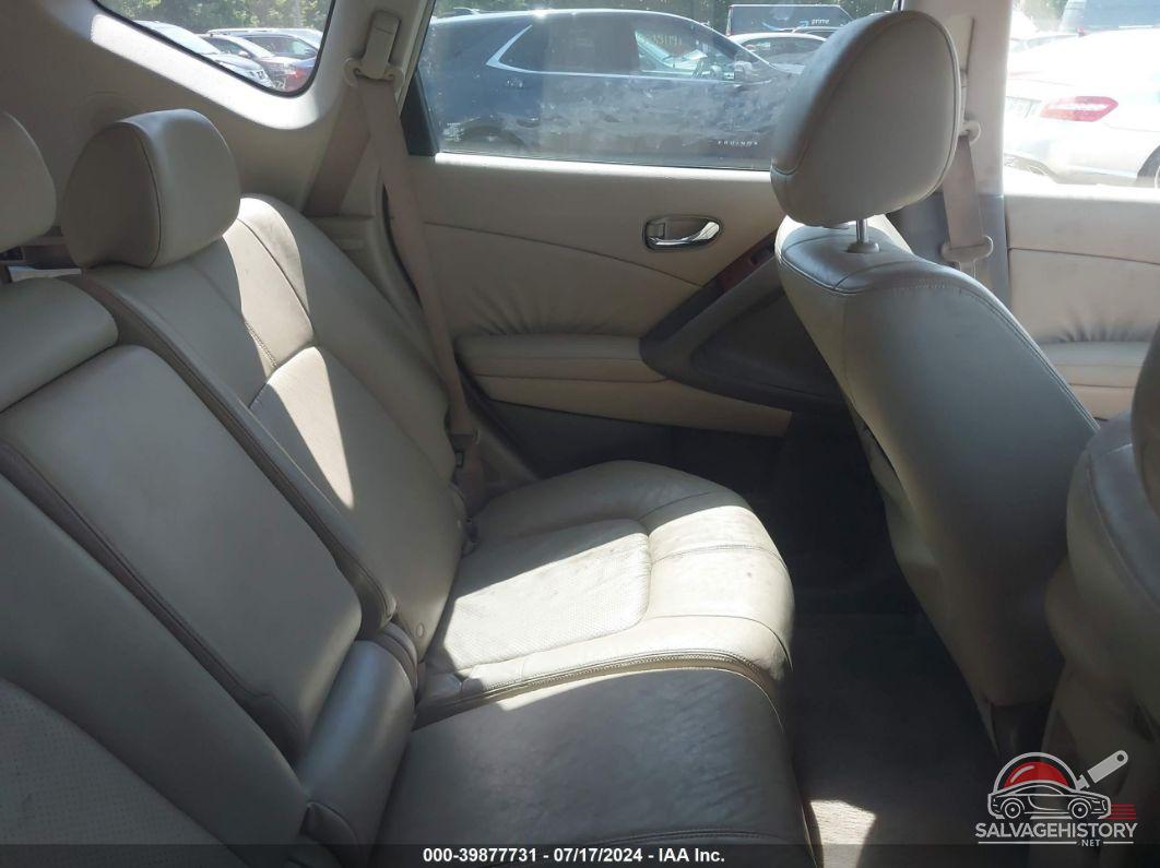 JN8AZ18WX9W154237 2009 NISSAN MURANO photo no. 8