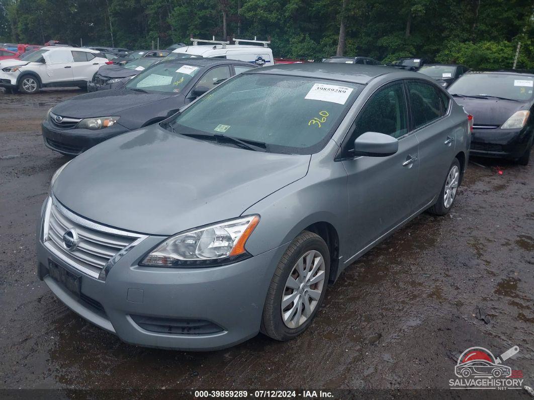 3N1AB7AP4DL686770 2013 NISSAN SENTRA photo no. 2