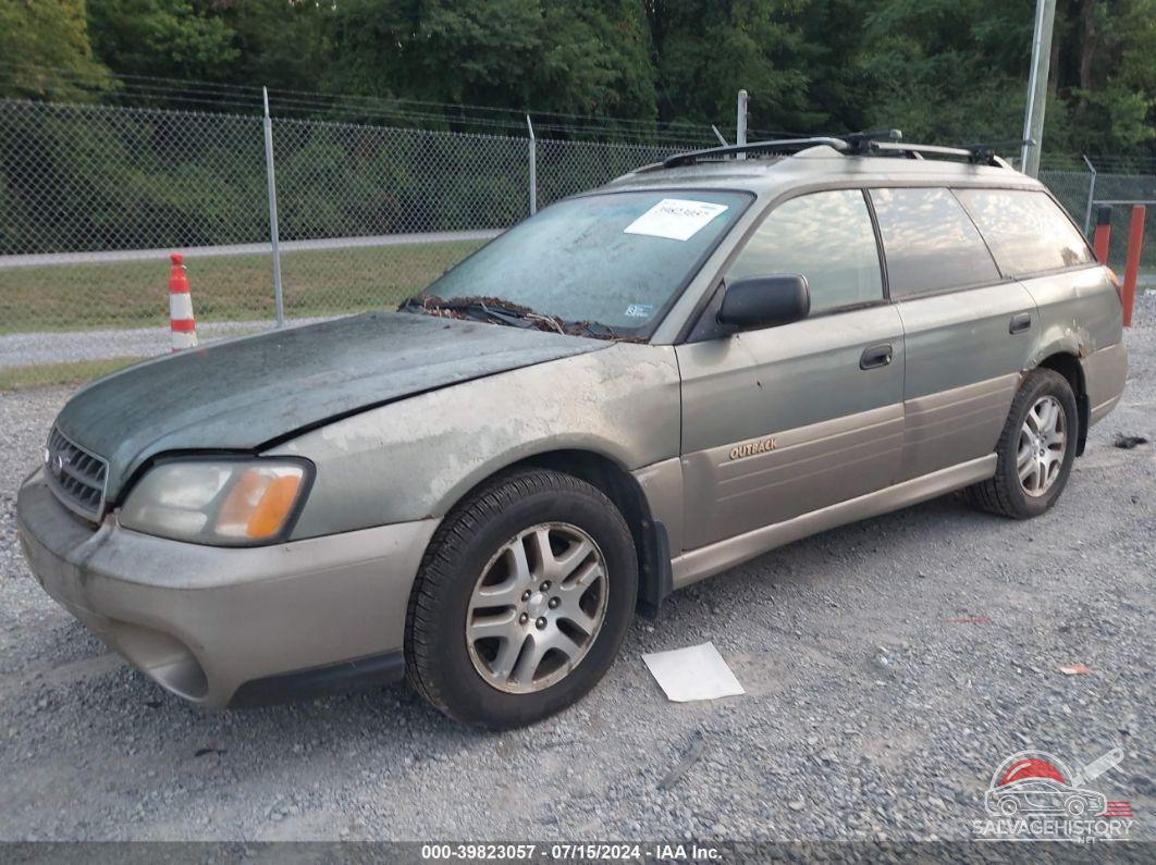 4S3BH675X36631748 2003 SUBARU OUTBACK photo no. 2