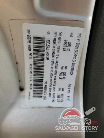 1B3EJ56U11N734405 2001 DODGE STRATUS photo no. 12