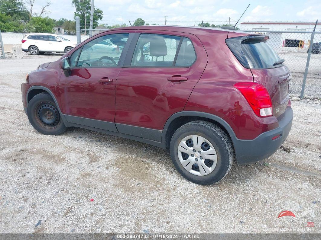 3GNCJKSB2GL257198 2016 CHEVROLET TRAX photo no. 3