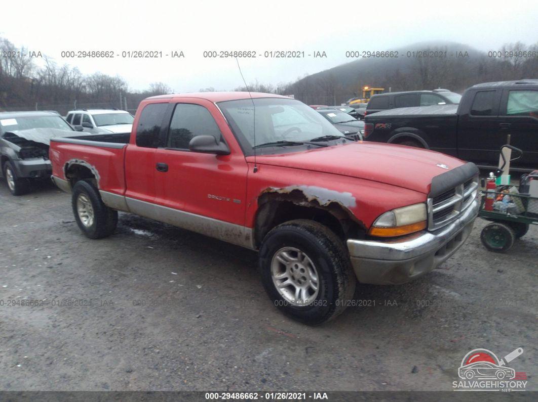 1B7GG22X21S207141 2001 DODGE DAKOTA photo no. 22