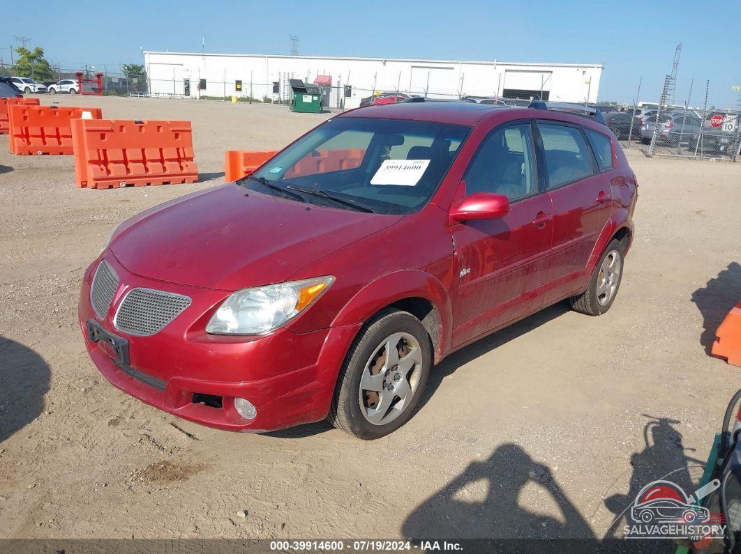 5Y2SM63855Z456385 2005 PONTIAC VIBE photo no. 2