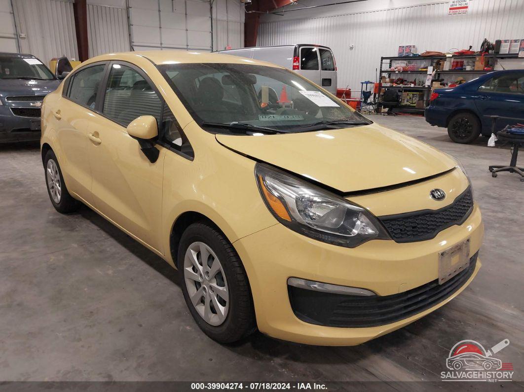 KNADM4A35G6584034 2016 KIA RIO photo no. 11
