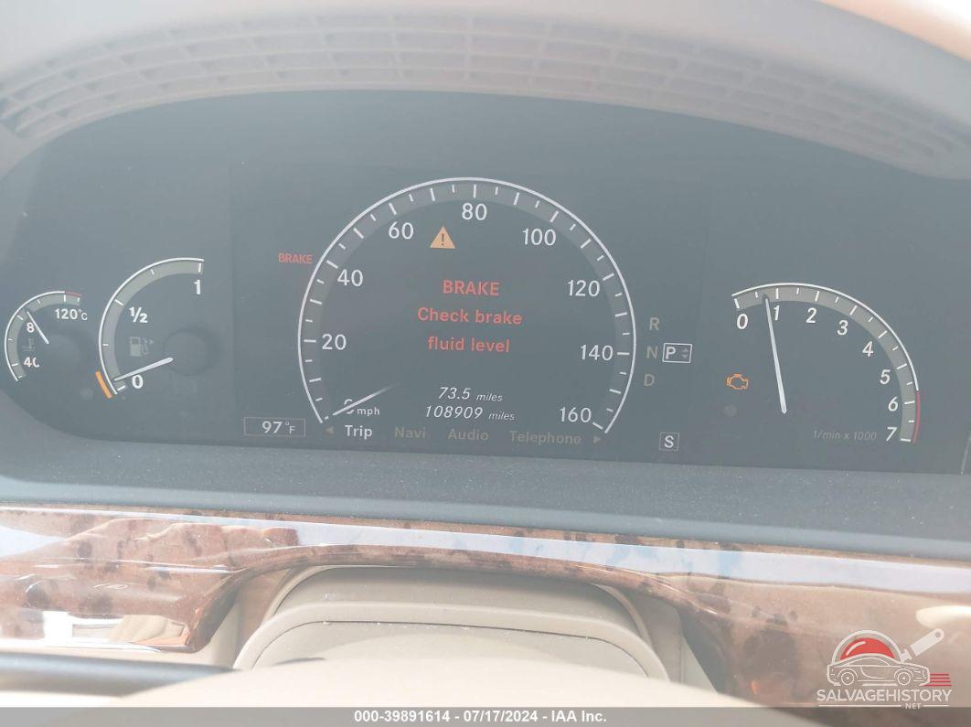 WDDNG76X47A071565 2007 MERCEDES-BENZ S 600 photo no. 6