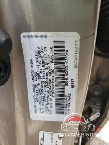 4T1BE32K92U541310 2002 TOYOTA CAMRY photo no. 12