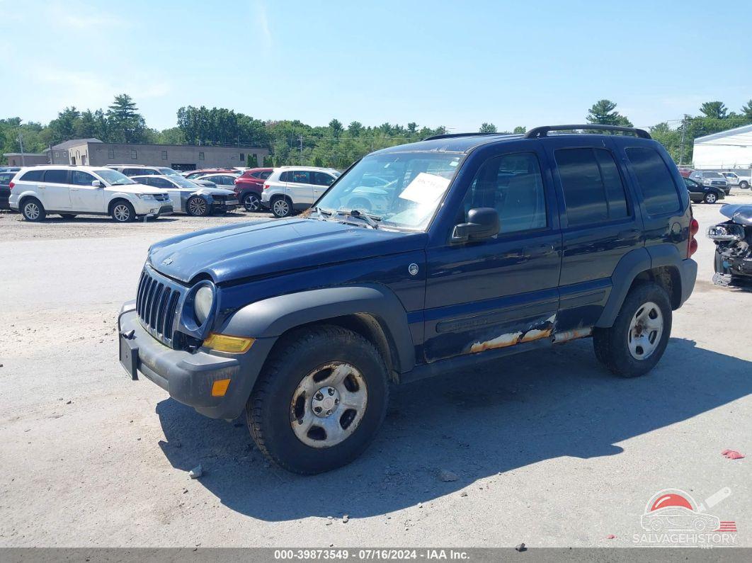 1J4GL48K56W163293 2006 JEEP LIBERTY photo no. 2
