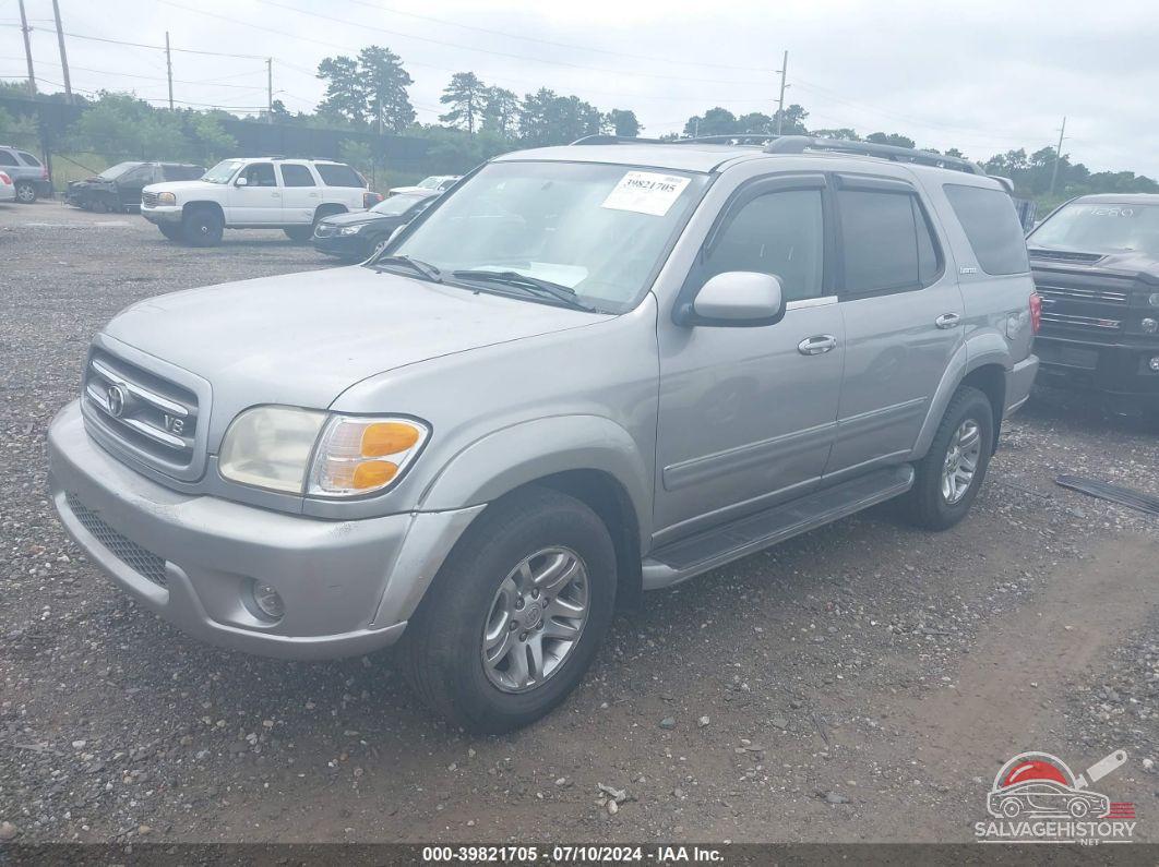 5TDBT48AX4S230748 2004 TOYOTA SEQUOIA photo no. 2