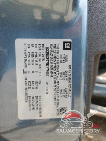 1GCRKSE77DZ273909 2013 CHEVROLET ALL Models photo no. 12
