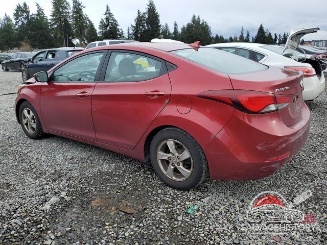 5NPDH4AE0EH529244 2014 HYUNDAI ELANTRA photo no. 2