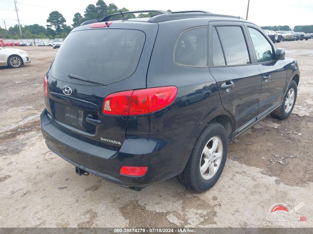 5NMSG13D07H035950 2007 HYUNDAI SANTA FE photo no. 4