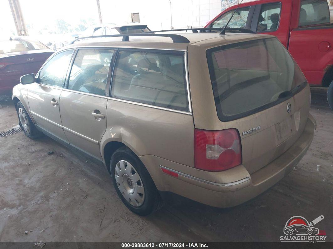WVWND63B53E120281 2003 VOLKSWAGEN PASSAT photo no. 3