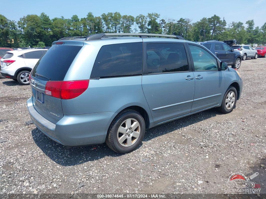 5TDZA23C44S211615 2004 TOYOTA SIENNA photo no. 4