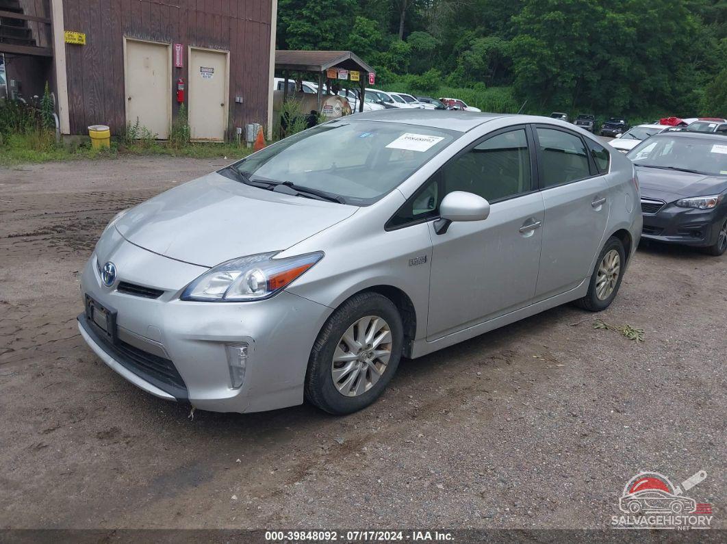 JTDKN3DP0C3011232 2012 TOYOTA PRIUS PLUG-IN photo no. 2