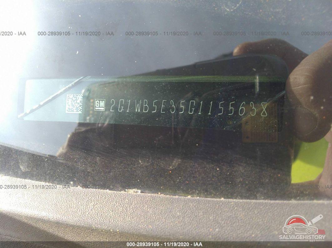 2G1WB5E35G1155638 2016 CHEVROLET IMPALA LIMITED photo no. 9