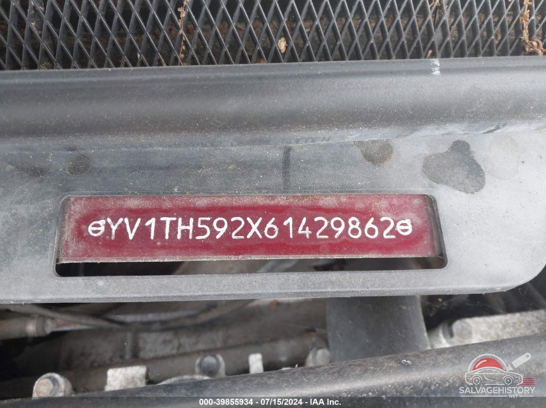 YV1TH592X61429862 2006 VOLVO S80 photo no. 9