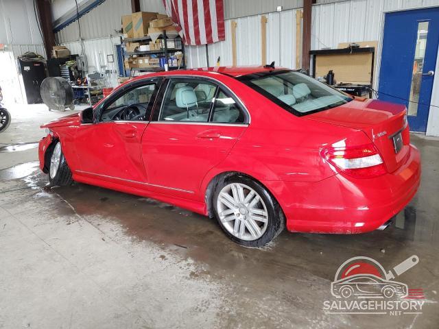 WDDGF81X39F272713 2009 MERCEDES-BENZ C-CLASS photo no. 2