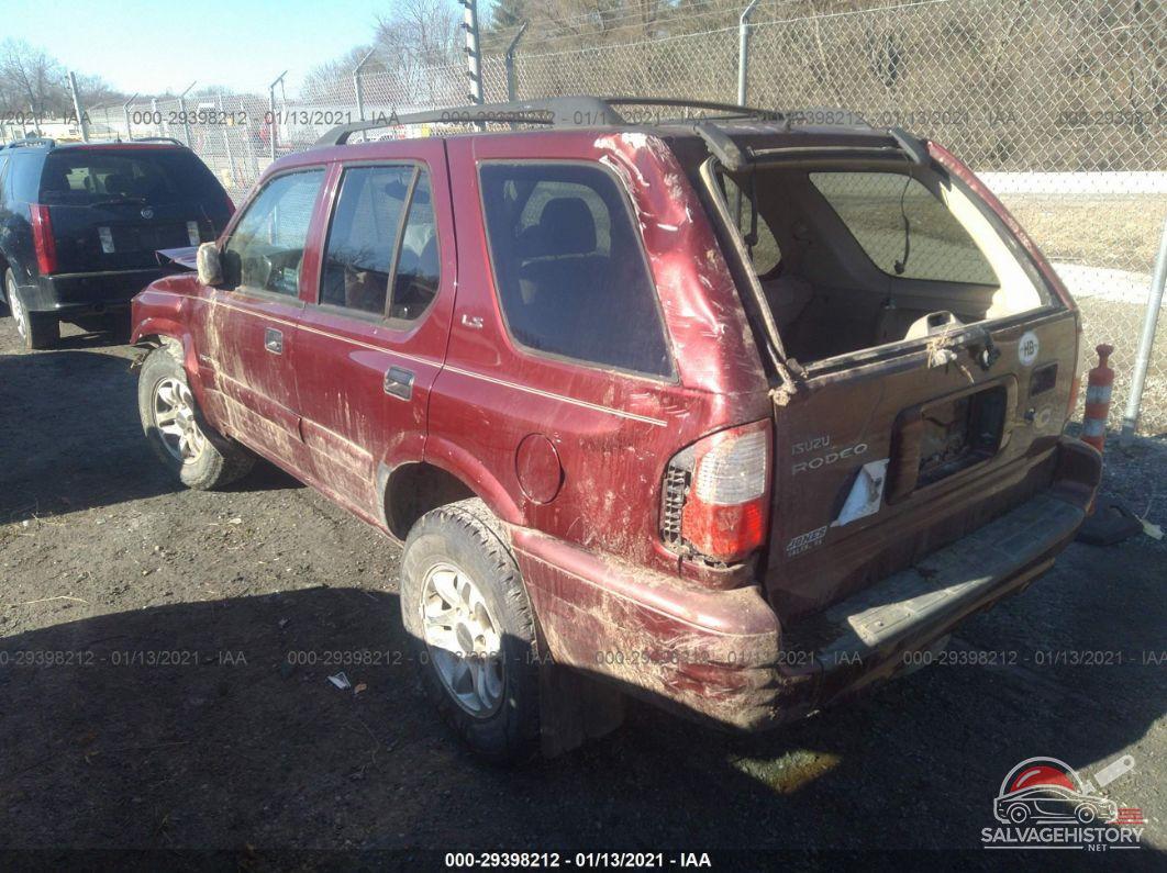 4S2DM58WX24328800 2002 ISUZU RODEO photo no. 3