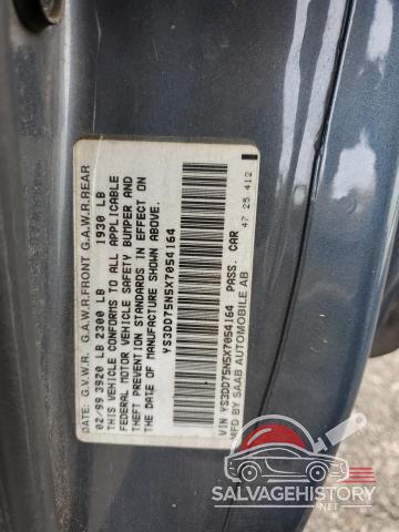 YS3DD75N5X7054164 1999 SAAB 9 3 photo no. 12