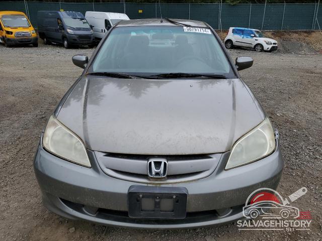 JHMES96605S026561 2005 HONDA CIVIC photo no. 5