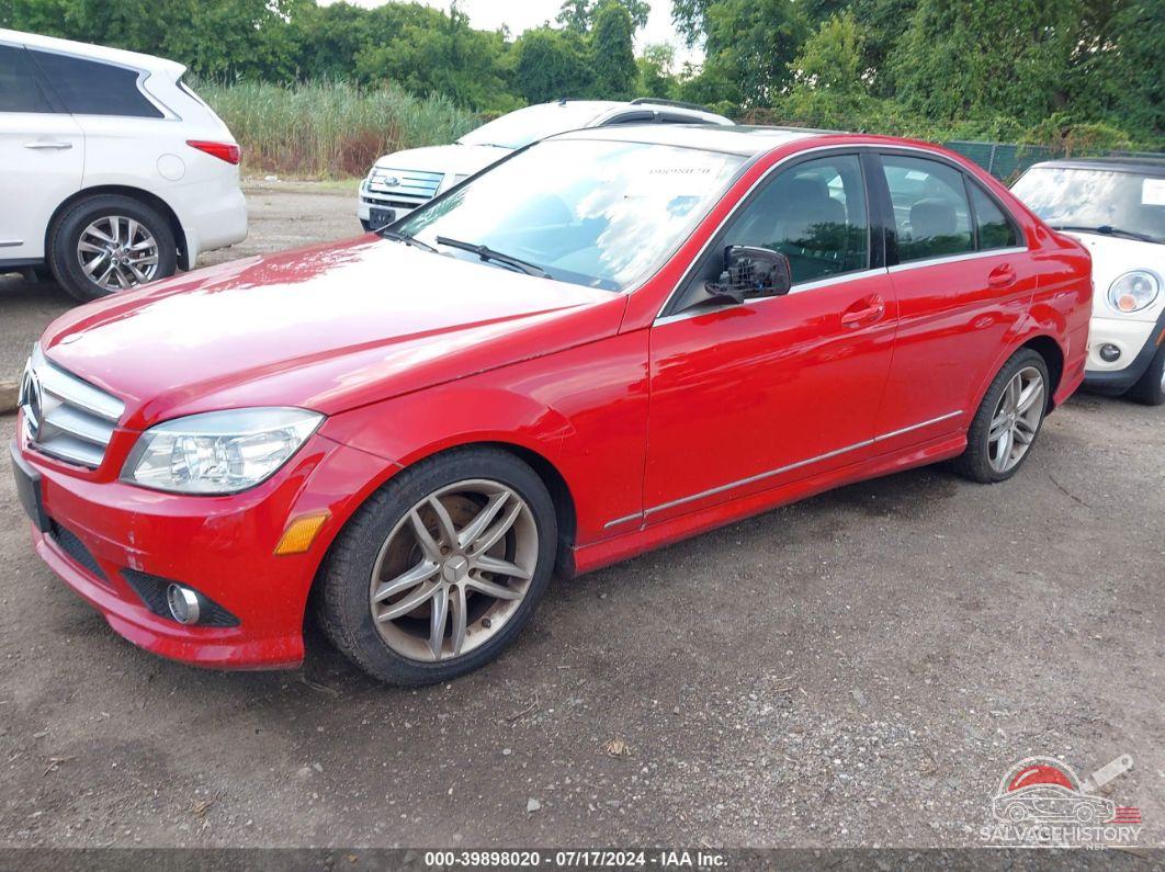 WDDGF56X28R019306 2008 MERCEDES-BENZ C 350 photo no. 2