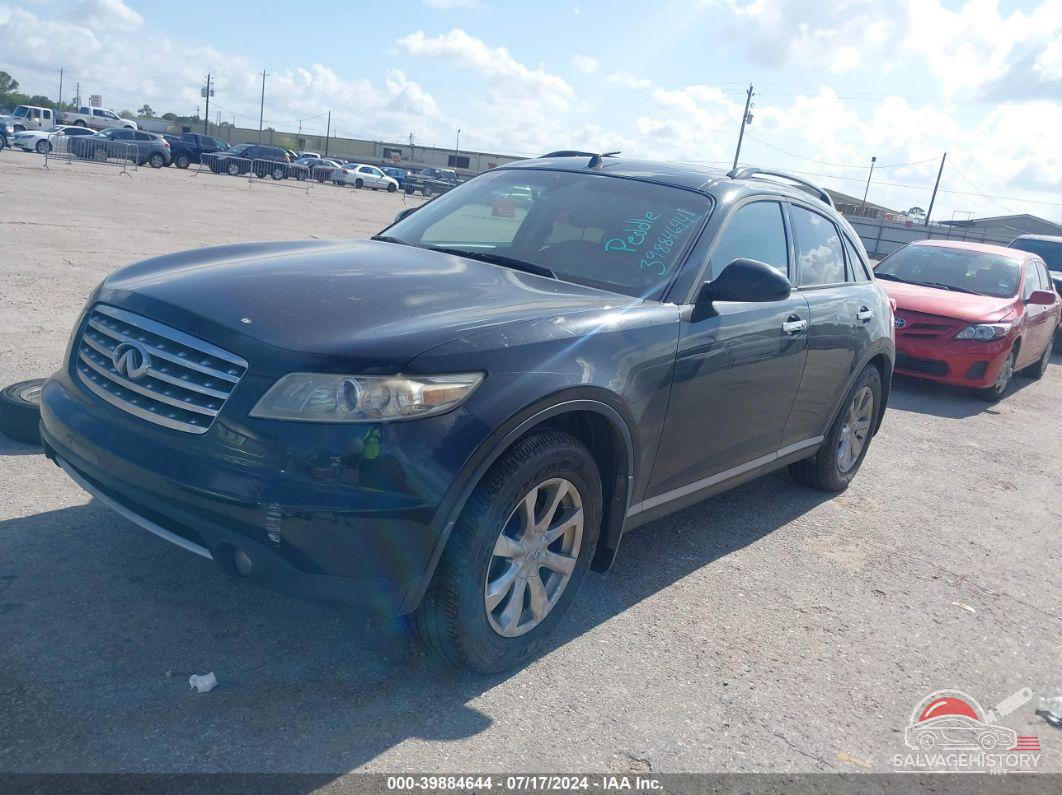 JNRAS08W47X208388 2007 INFINITI FX35 photo no. 2