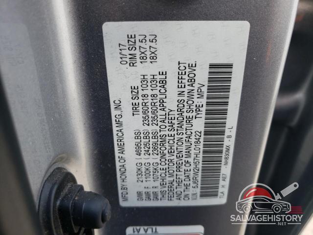 5J6RW2H57HL018422 2017 HONDA CRV photo no. 13