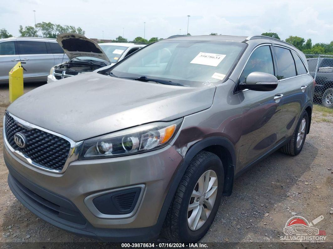 5XYPG4A39GG046599 2016 KIA SORENTO photo no. 2