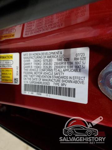 5J6RS6H80RL003923 2024 HONDA CRV photo no. 13