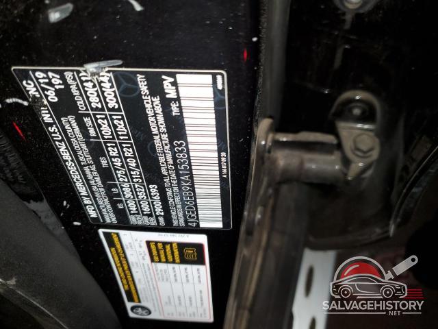 4JGED6EB9KA153833 2019 MERCEDES-BENZ GLE-CLASS photo no. 12