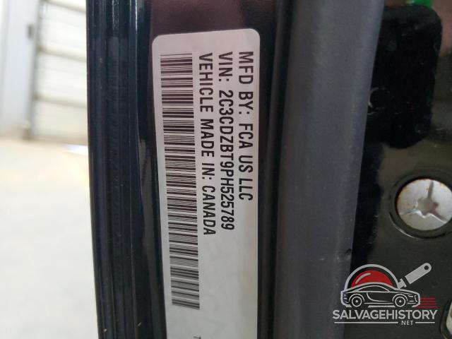 2C3CDZBT9PH525789 2023 DODGE CHALLENGER photo no. 12