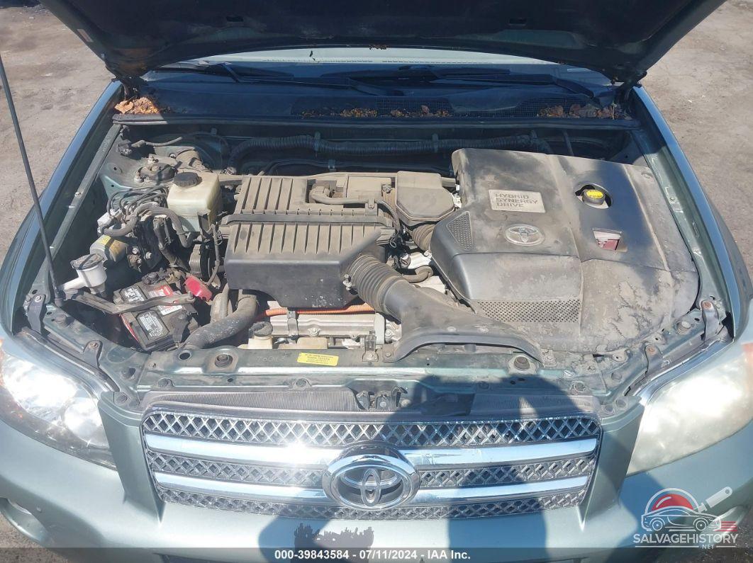 JTEDW21A870018187 2007 TOYOTA HIGHLANDER HYBRID photo no. 10