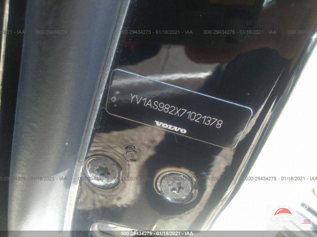YV1AS982X71021378 2007 VOLVO S80 photo no. 9