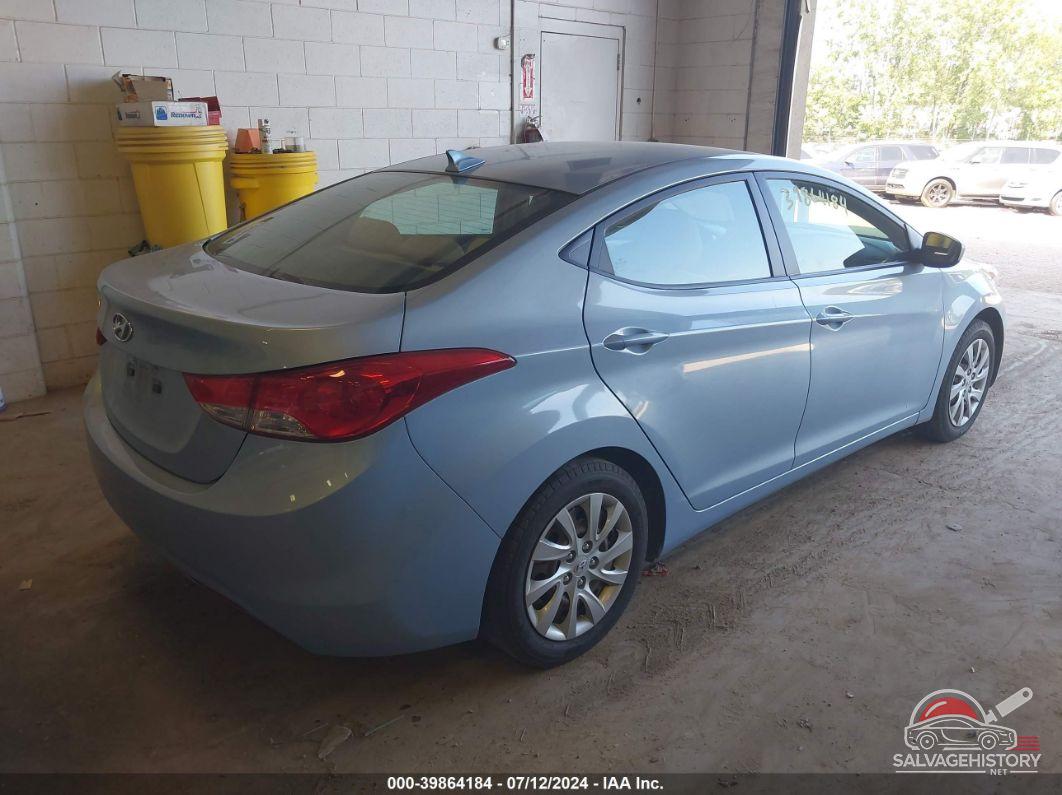 KMHDH4AE0CU281902 2012 HYUNDAI ELANTRA photo no. 4