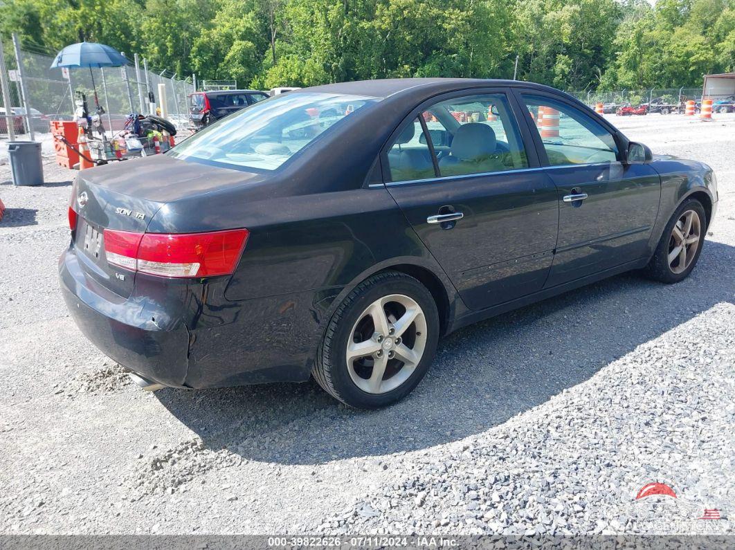 5NPEU46F57H167335 2007 HYUNDAI SONATA photo no. 4